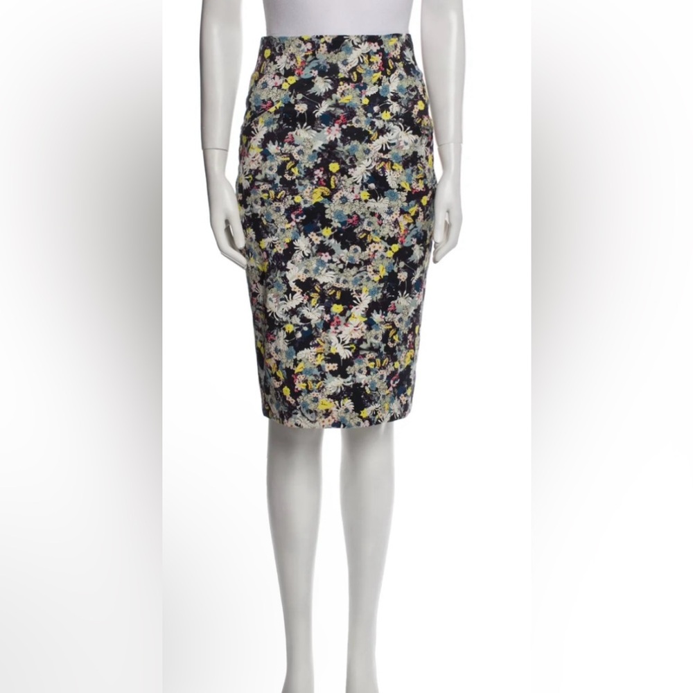 ERDEM Floral Pencil Skirt